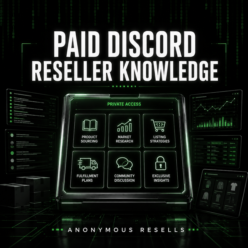 Paid Discord Reseller Knowledge digital access by Anonymous Resells